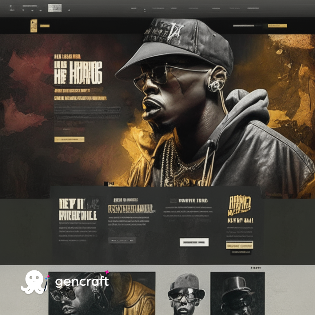 hip-hop style website